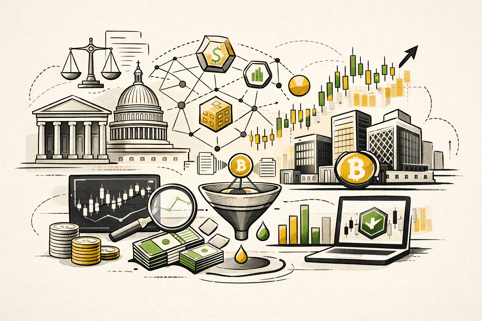 Shifts and Growth in the Crypto Landscape: Leadership Changes, Tokenization, and Market Resilience