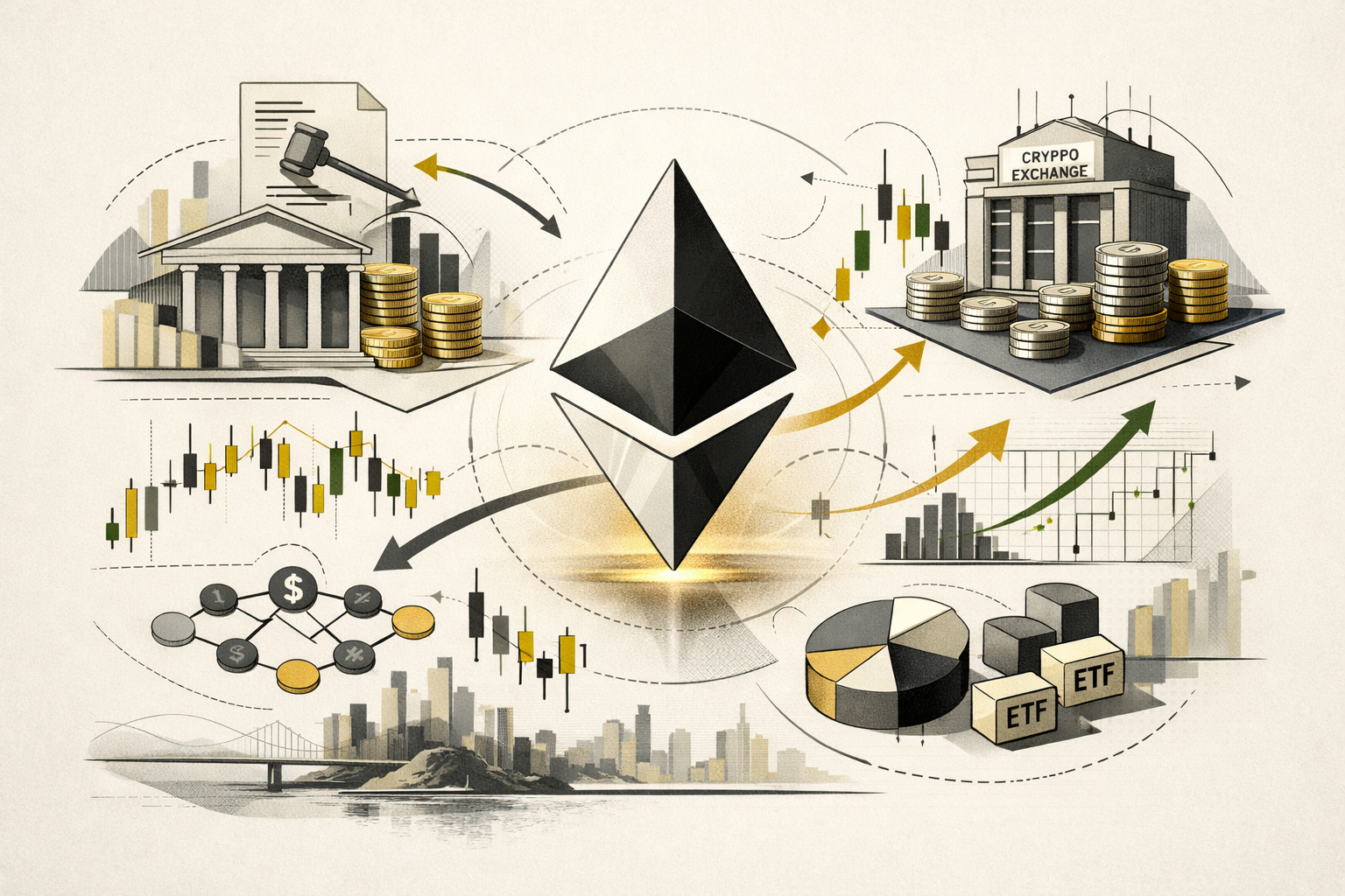 Ethereum's Complex Future: CoinShares Projects $14,135 By 2031 Amid Market Turbulence